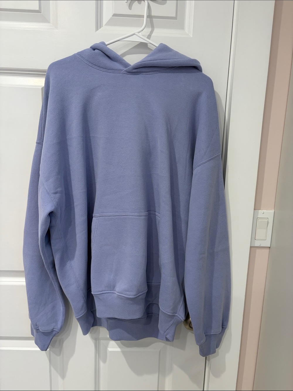 Abercrombie & Fitch Men's Crewneck Hoodie in Lavender Blue